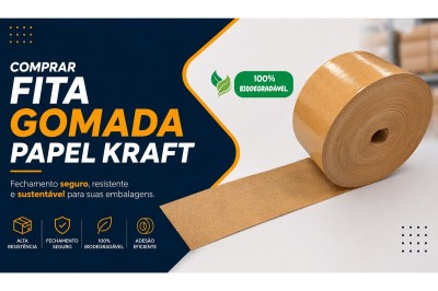 Comprar Fita Gomada Papel Kraft